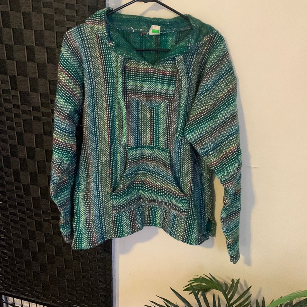 Size medium Baja hoodie. Multi color
